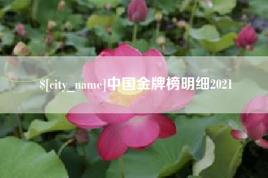 咸宁中国金牌榜明细2021