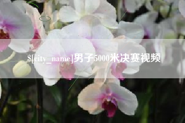 咸宁男子5000米决赛视频