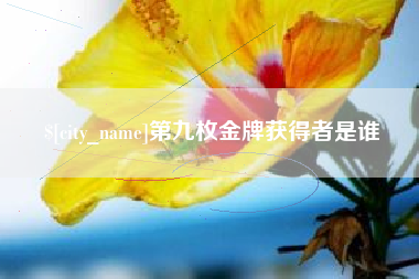 咸宁第九枚金牌获得者是谁