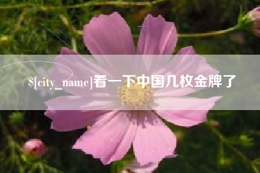 咸宁看一下中国几枚金牌了