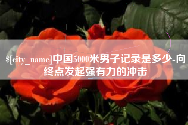 咸宁中国5000米男子记录是多少-向终点发起强有力的冲击