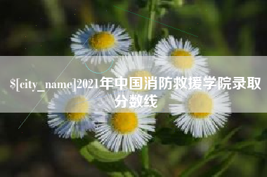 咸宁2021年中国消防救援学院录取分数线