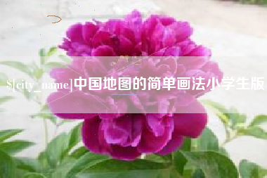 咸宁中国地图的简单画法小学生版