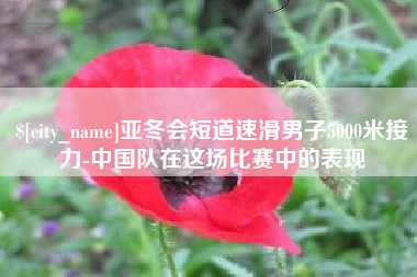 咸宁亚冬会短道速滑男子5000米接力-中国队在这场比赛中的表现
