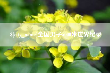 咸宁全国男子5000米世界纪录