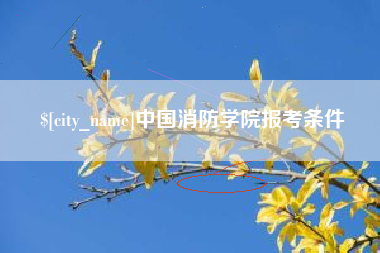 咸宁中国消防学院报考条件