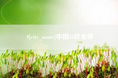 咸宁中国18枚金牌