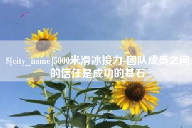 咸宁5000米滑冰接力-团队成员之间的信任是成功的基石