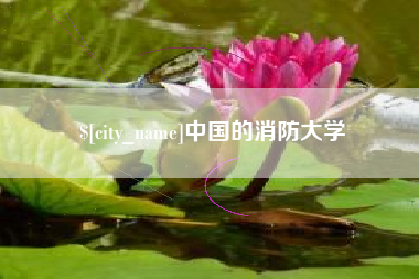 咸宁中国的消防大学