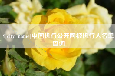 咸宁中国执行公开网被执行人名单查询