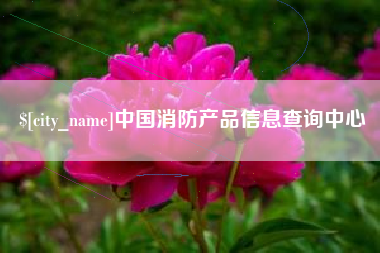 咸宁中国消防产品信息查询中心