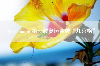 咸宁第一波奥运金牌“九宫格”