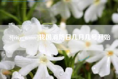 咸宁我国消防日几月几号开始