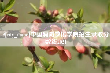 咸宁中国消防救援学院招生录取分数线2021