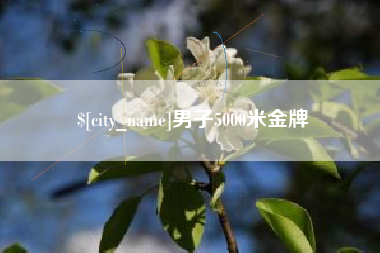 咸宁男子5000米金牌