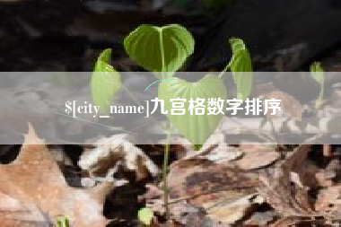 咸宁九宫格数字排序
