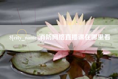 咸宁消防网络直播课在哪里看