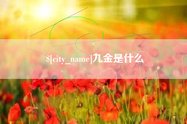 咸宁九金是什么