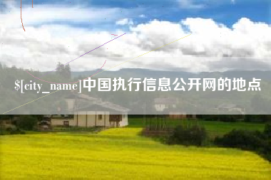 咸宁中国执行信息公开网的地点