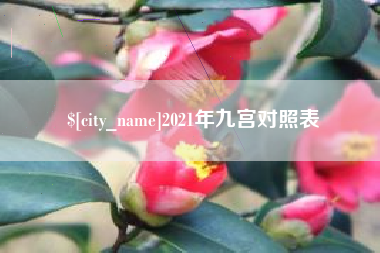 咸宁2021年九宫对照表