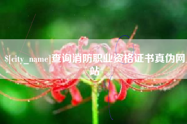 咸宁查询消防职业资格证书真伪网站