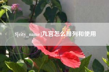 咸宁九宫怎么排列和使用