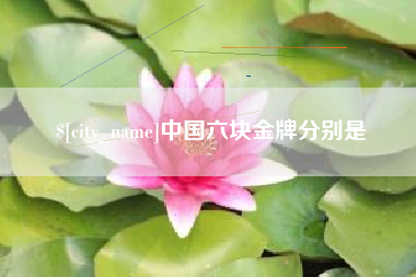 咸宁中国六块金牌分别是