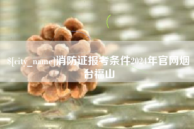 咸宁消防证报考条件2024年官网烟台福山